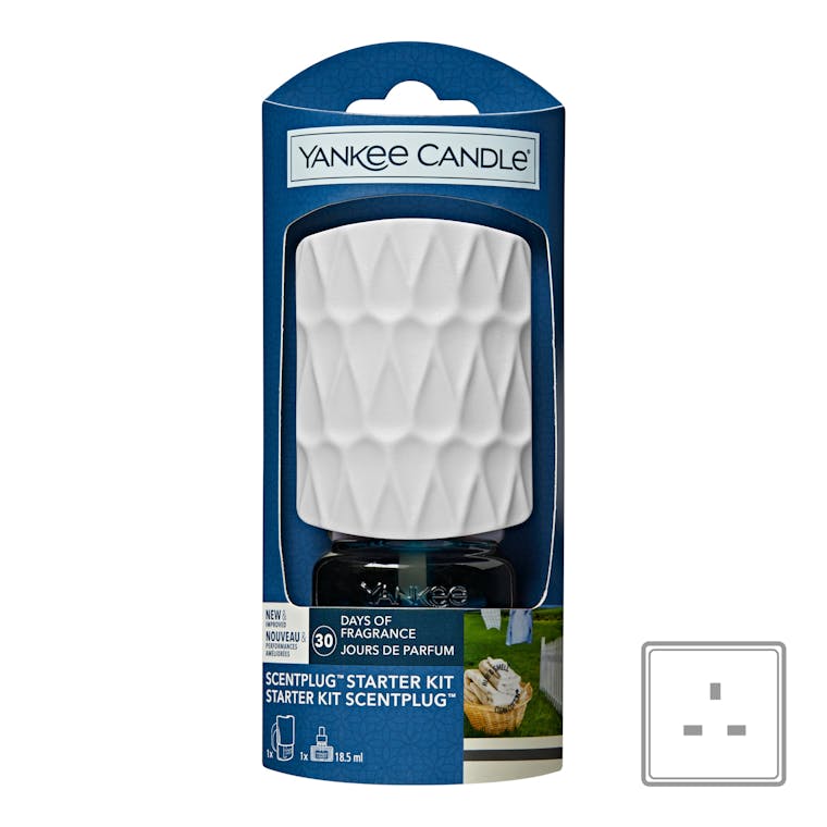 Yankee Candle Electric Diffuser Starter Kit - Clean Cotton