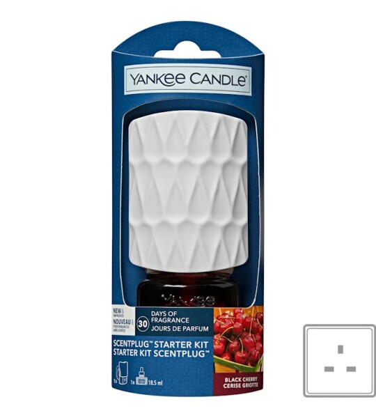 Yankee Candle Electric Diffuser Starter Kit - Black Cherry
