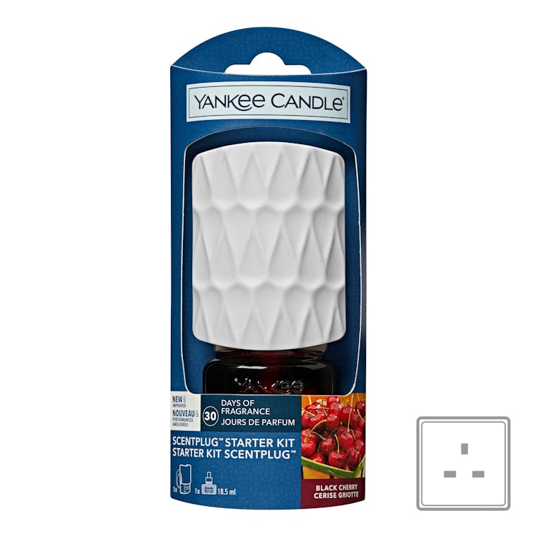 Yankee Candle Electric Diffuser Starter Kit - Black Cherry
