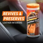ArmorAll Leather Beeswax Wipes 24ct Tub GAA39024ENE