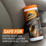 ArmorAll Leather Beeswax Wipes 24ct Tub GAA39024ENE