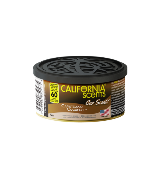 California Scents Organic Can Air Fresheners | Capistrano Coconut
