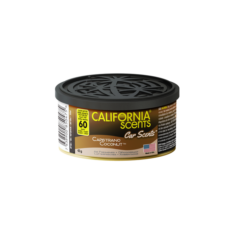 California Scents Organic Can Air Fresheners | Capistrano Coconut