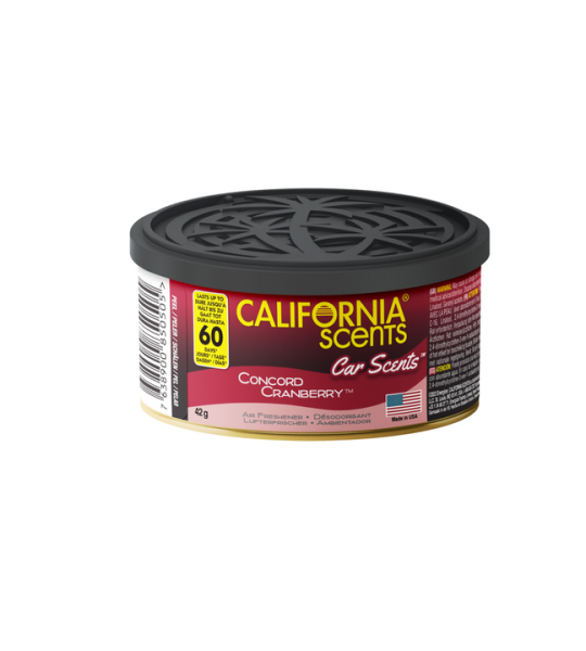 California Scents Organic Can Air Fresheners | Concord Cranberry