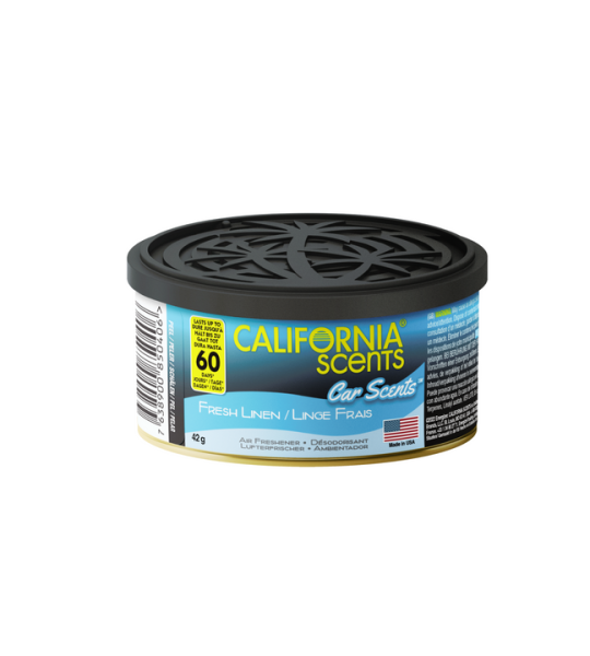 California Scents Organic Can Air Fresheners | Fresh Linen