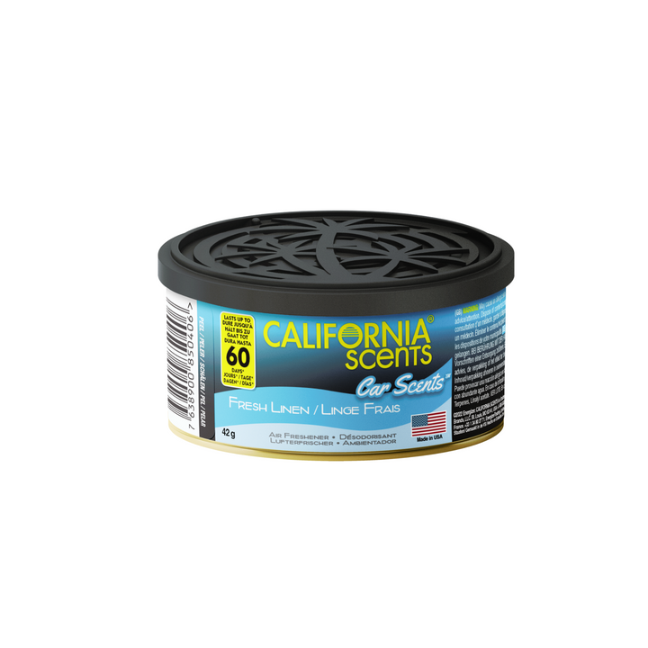 California Scents Organic Can Air Fresheners | Fresh Linen