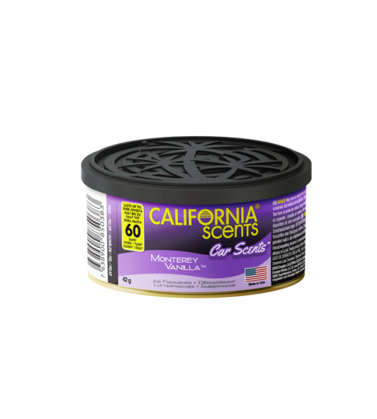 California Scents Organic Can Air Fresheners | Monterey Vanilla