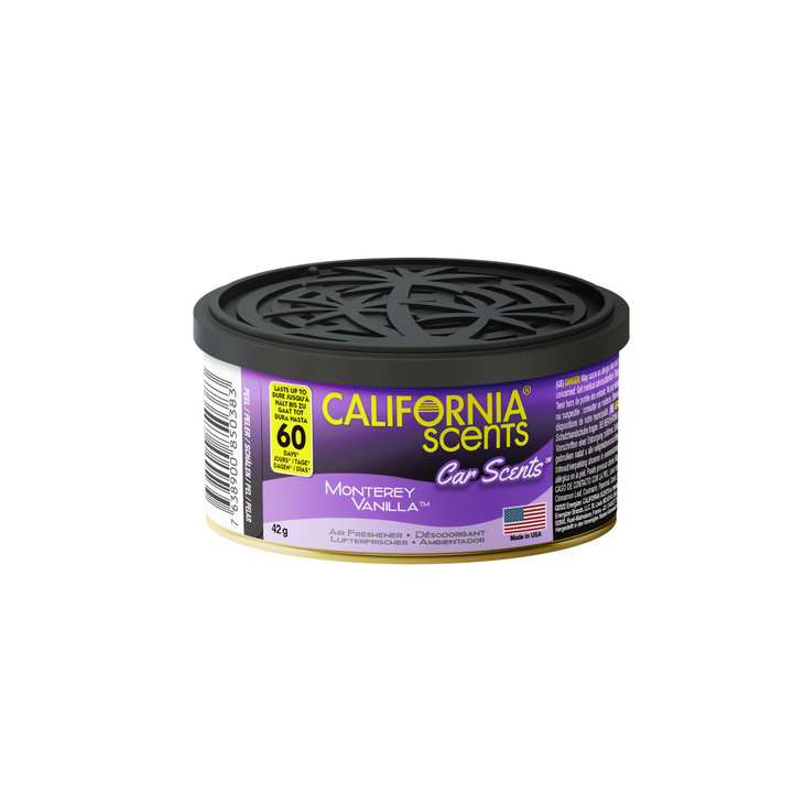 California Scents Organic Can Air Fresheners | Monterey Vanilla
