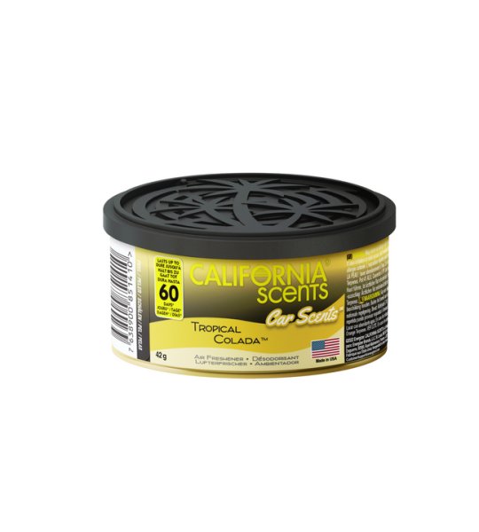 California Scents Organic Can Air Fresheners | Tropical Colada