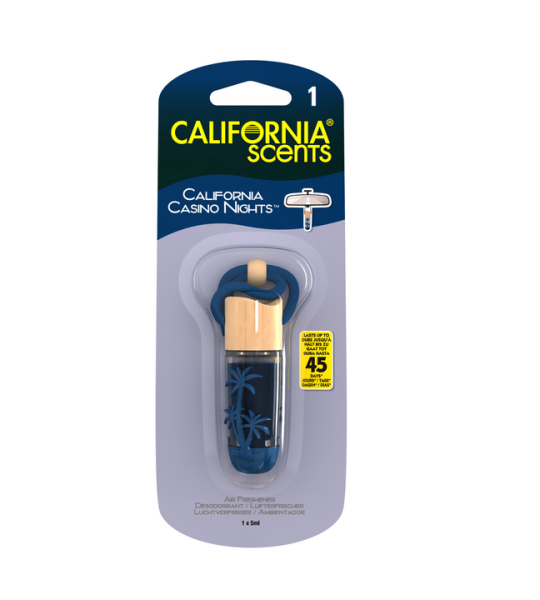 California Scents Car Air Freshener Hanging Vail | Casino Nights