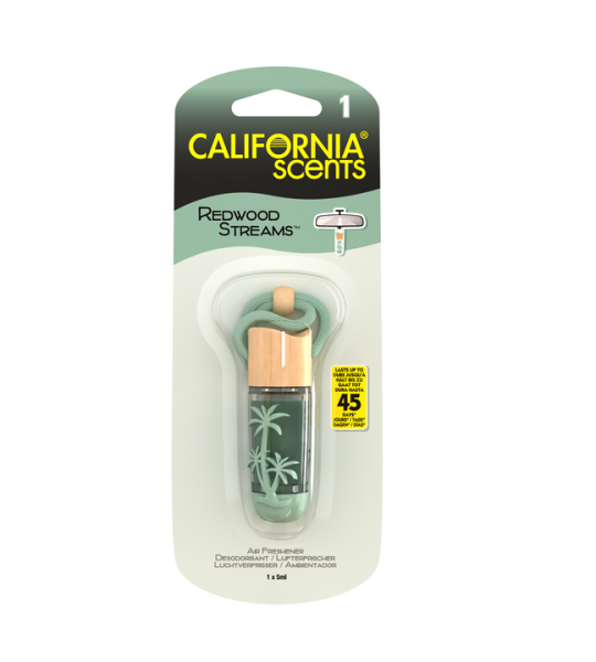 California Scents Car Air Freshener Hanging Vail | Redwood Streams