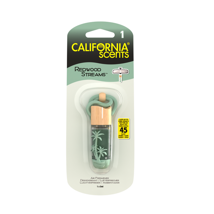 California Scents Car Air Freshener Hanging Vail | Redwood Streams