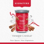 Yankee Candle Signature Scented Candle | Sparkling Cinnamon Large Tumbler Candle with Double Wicks