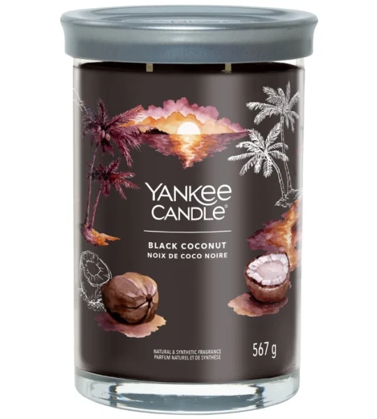 Yankee Candle Black Coconut Large Signature Tumbler Jar Candle