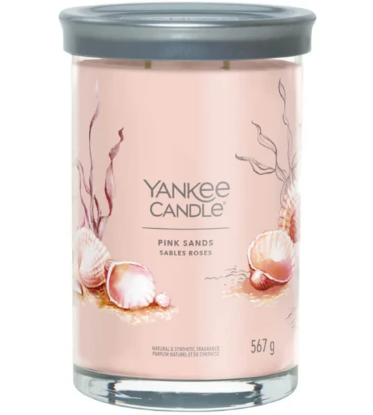 Yankee Candle Signature Scented Candle | Pink Sands Large Tumbler Candle