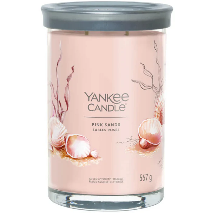 Yankee Candle Signature Scented Candle | Pink Sands Large Tumbler Candle