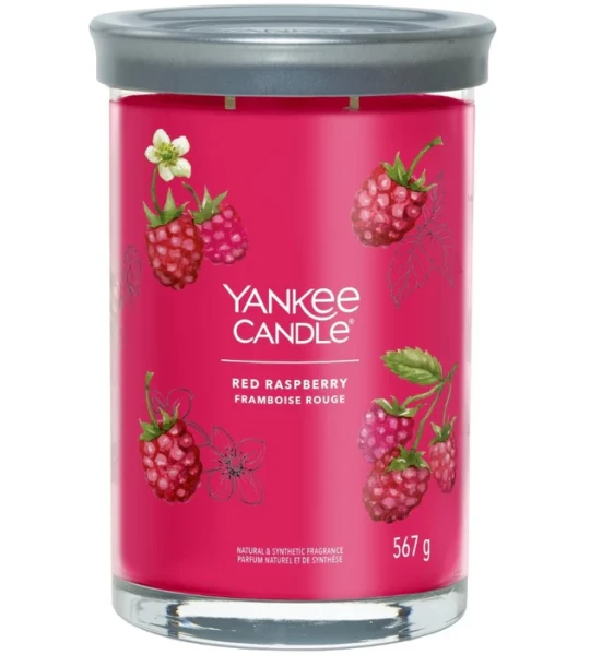 Yankee Candle Signature Scented Candle | Red Raspberry Large Tumbler Candle
