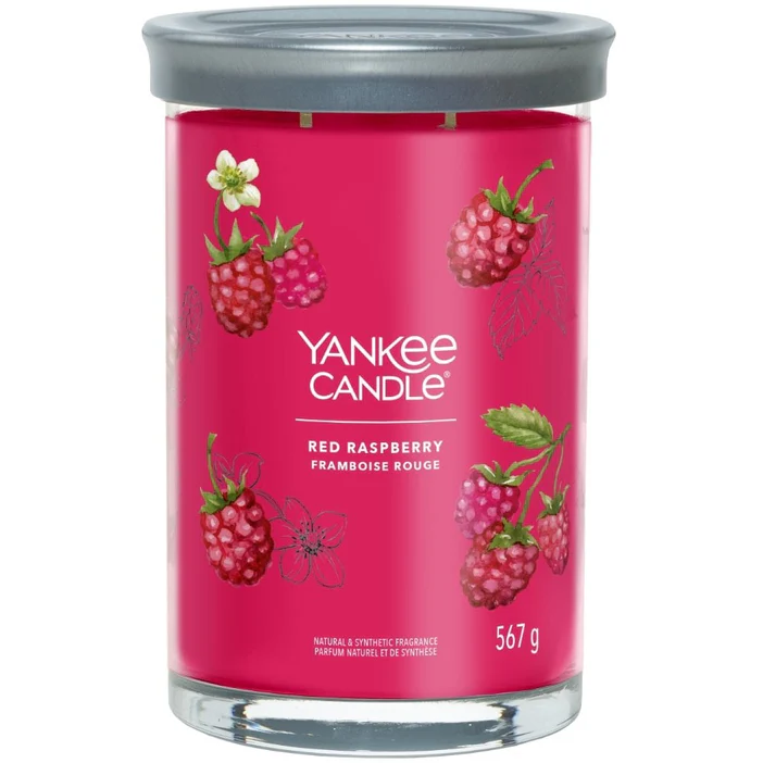 Yankee Candle Signature Scented Candle | Red Raspberry Large Tumbler Candle