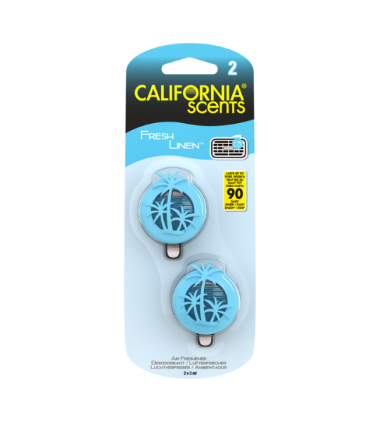 California Scents Mini Diffuser 2pk | Fresh Linen