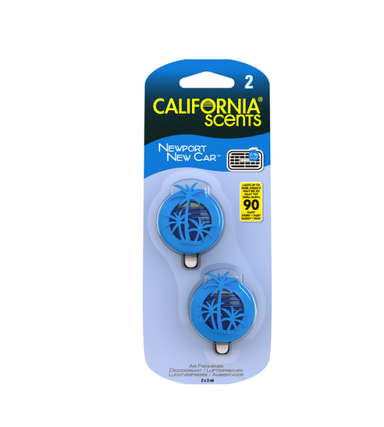 California Scents Mini Diffuser 2pk | Newport New Car
