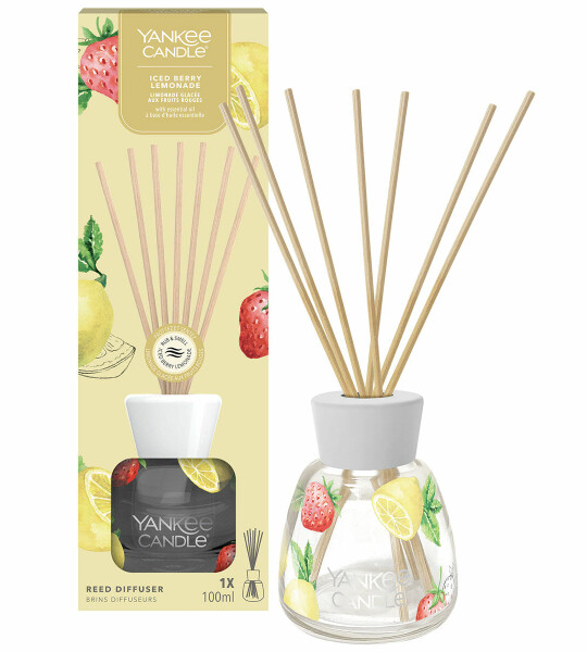 Yankee Candle Signature Reed Diffuser | Iced Berry Lemonade | 100ml