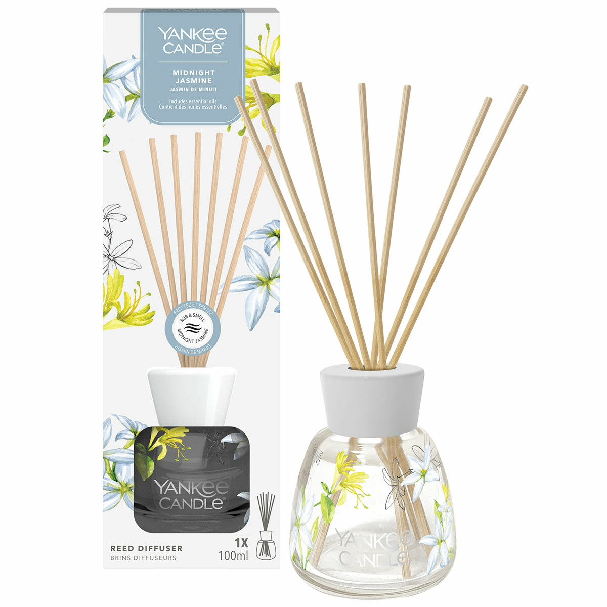 Yankee Candle Signature Reed Diffuser | Midnight Jasmine | 100ml