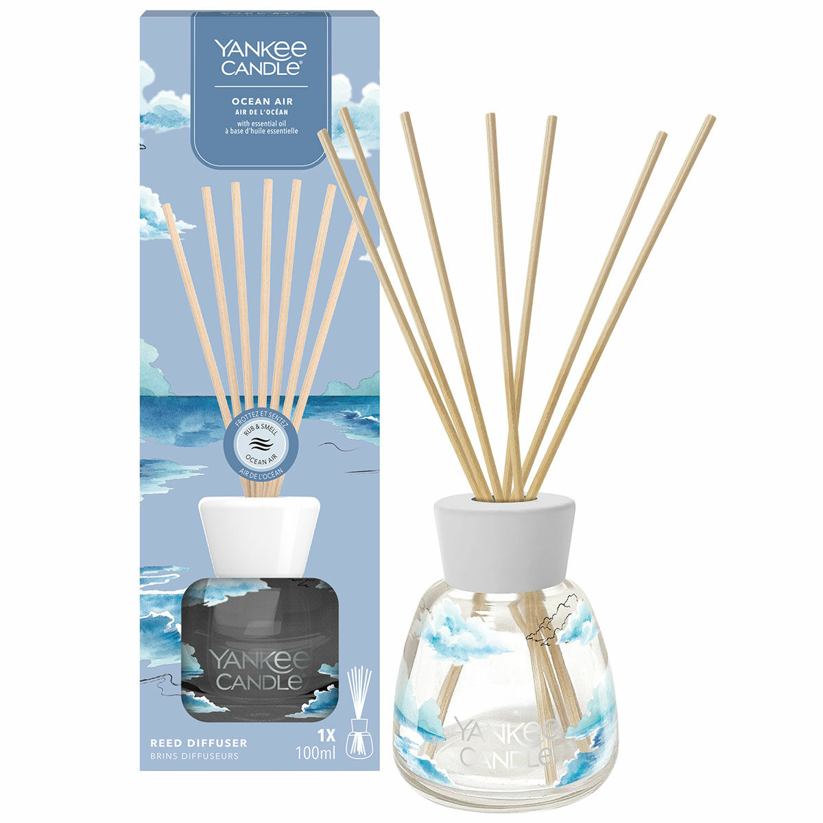 Yankee Candle Signature Reed Diffuser | Ocean Air | 100ml