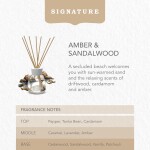 Yankee Candle Signature Reed Diffuser | Amber & Sandalwood | 100ml