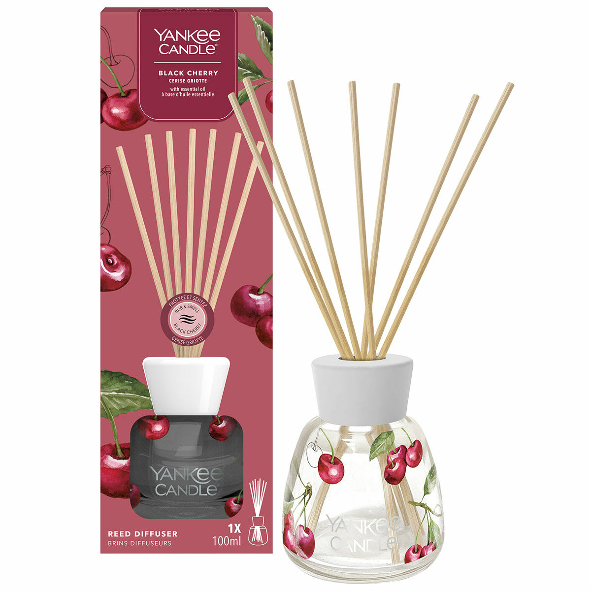Yankee Candle Signature Reed Diffuser Black Cherry 100ml