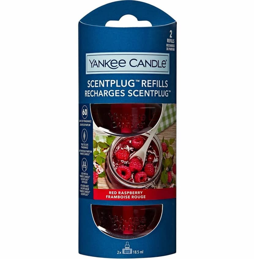 Yankee Candle Electric Scent Plug Fragrance Refill - Red Raspberry 2 X 18.5ml