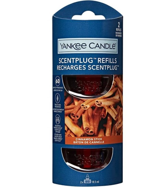 Yankee Candle Electric Scent Plug Fragrance Refill - Cinnamon Stick 2 X 18.5ml