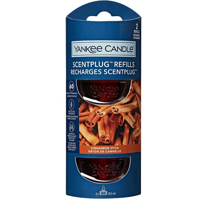 Yankee Candle Electric Scent Plug Fragrance Refill - Cinnamon Stick 2 X 18.5ml