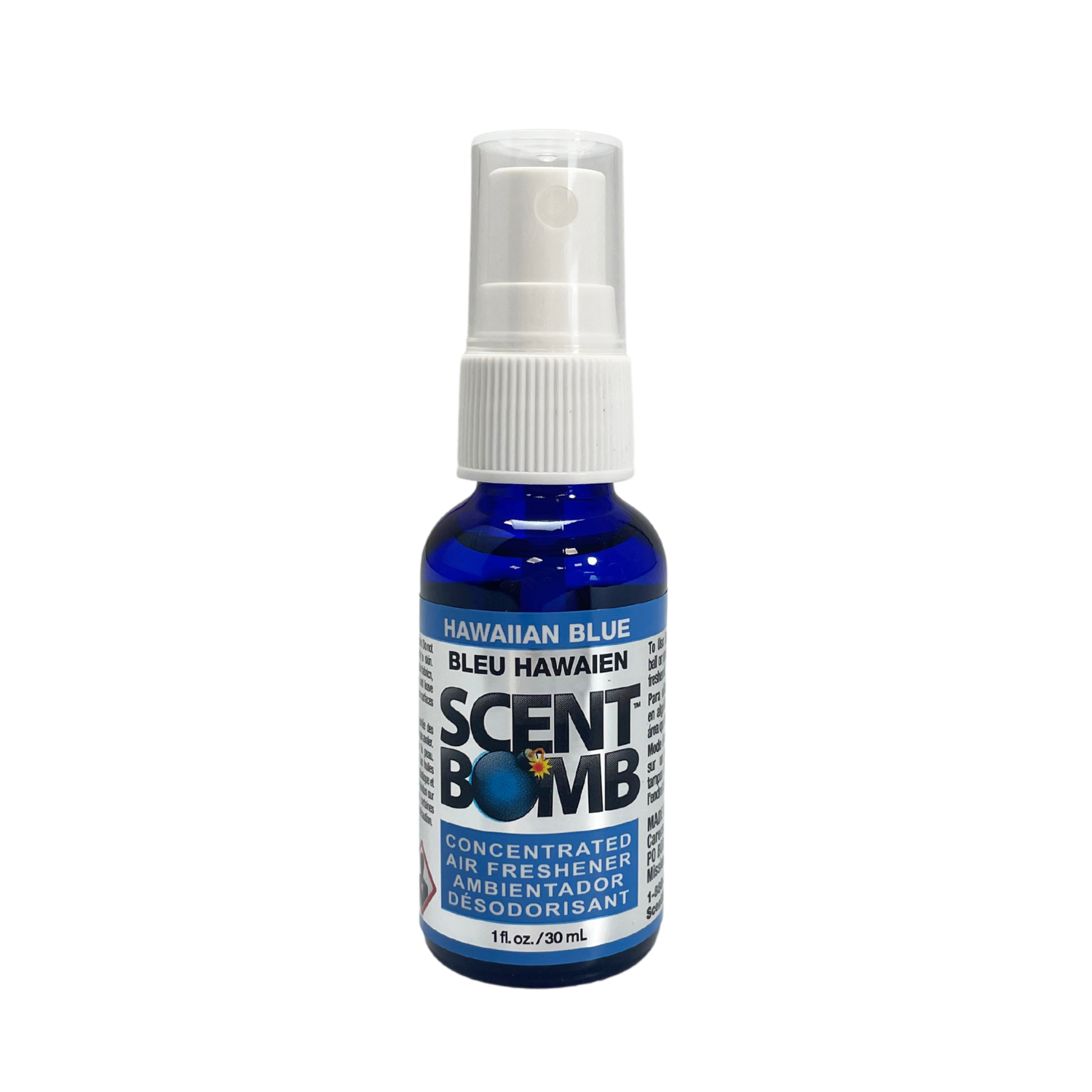 Scent Bombs Concentrated Air Fresheners 30ml - Hawaiian Blue