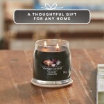 Yankee Candle Signature Scented Candle | Black Coconut Medium Jar Candle with Double Wicks