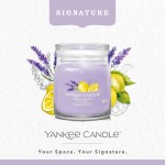 Yankee Candle Signature Scented Candle | Lemon Lavender Medium Jar Candle with Double Wicks