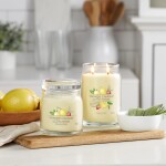 Yankee Candle Signature Scented Candle | Iced Berry Lemonade Medium Jar Candle with Double Wicks