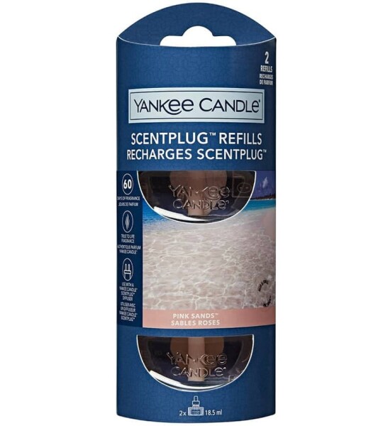Yankee Candle Electric Scent Plug Fragrance Refill - Pink Sands 2 X 18.5ml