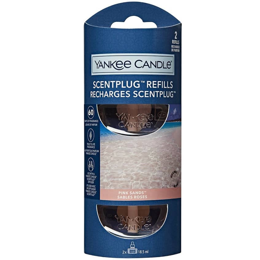 Yankee Candle Electric Scent Plug Fragrance Refill - Pink Sands 2 X 18.5ml