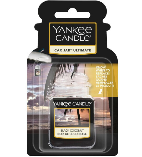 Yankee Candle Black Coconut Ultimate Car Jar Air Freshener