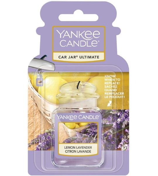 Yankee Candle Lemon Lavender Ultimate Car Jar Air Freshener