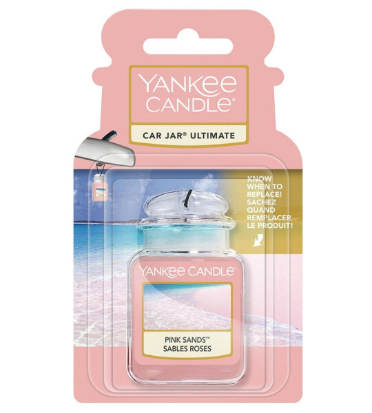 Yankee Candle Pink Sands Ultimate Car Jar Air Freshener