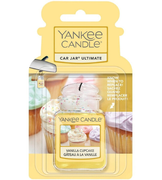 Yankee Candle Vanilla Cupcake Ultimate Car Jar Air Freshener