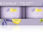 Yankee Candle Scented Candles Gift Set | Lemon Lavender Filled Votive Candles | Soy Blend Wax Mix