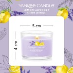 Yankee Candle Scented Candles Gift Set | Lemon Lavender Filled Votive Candles | Soy Blend Wax Mix